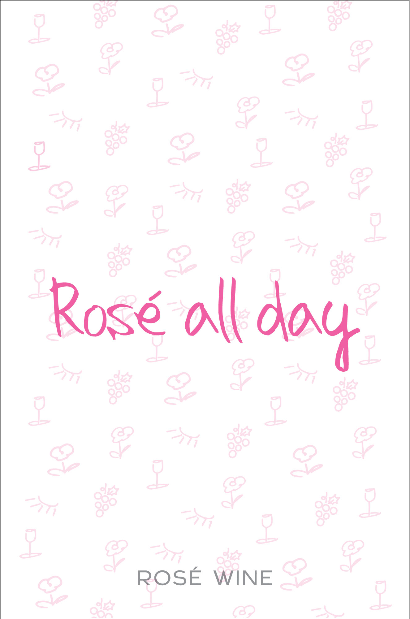 TABC label artwork for ROSE ALL DAY GRENACHE
