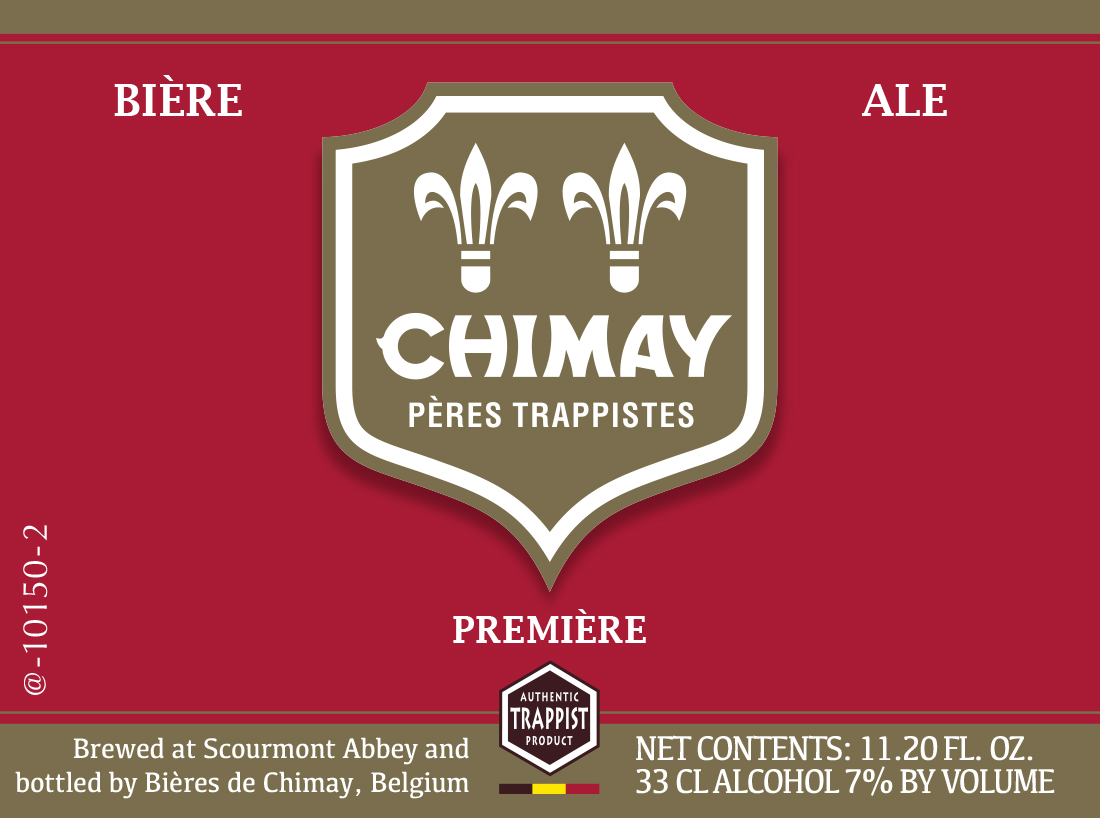 TABC label artwork for CHIMAY PREMIÈRE