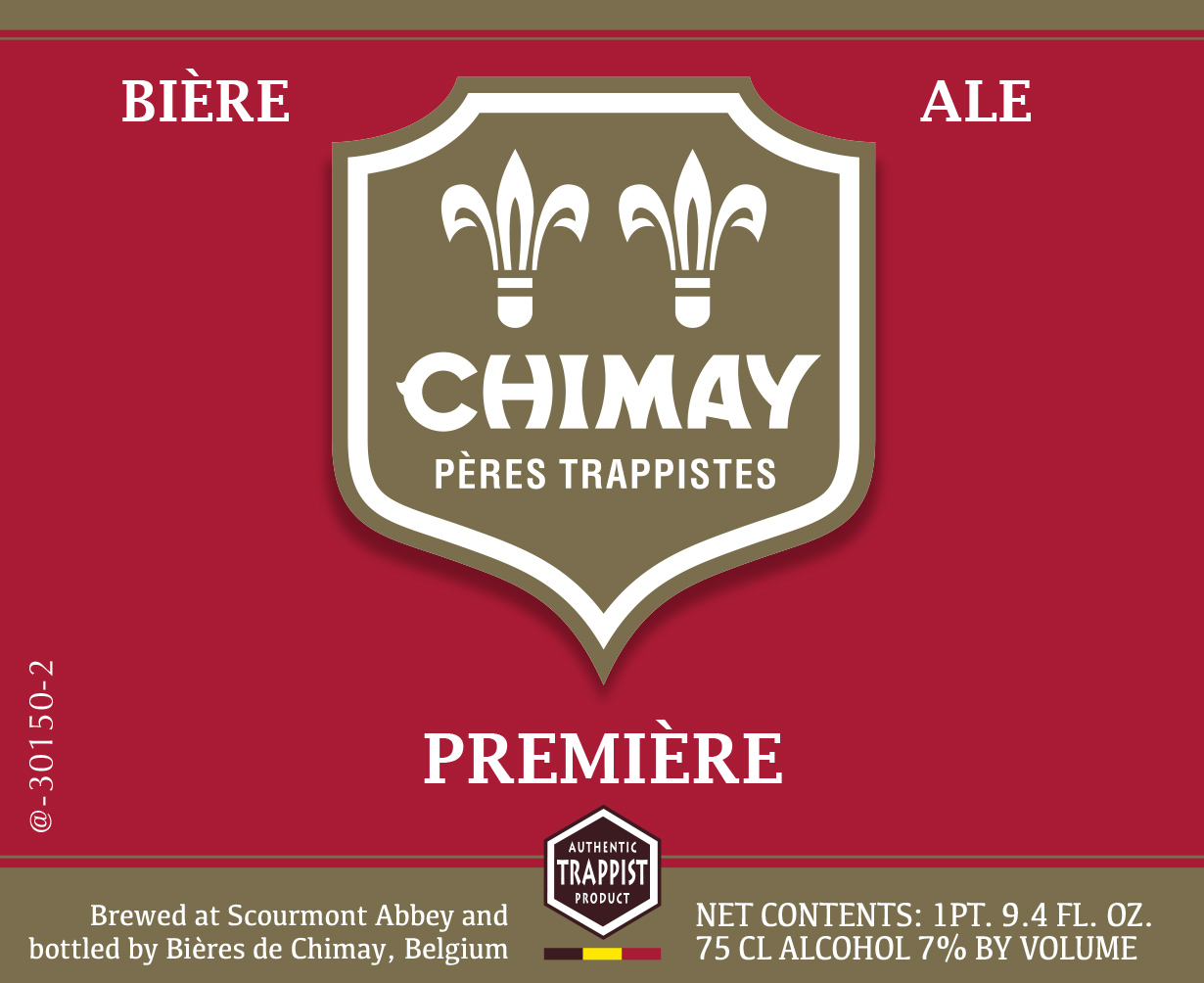 TABC label artwork for CHIMAY PRÈMIERE