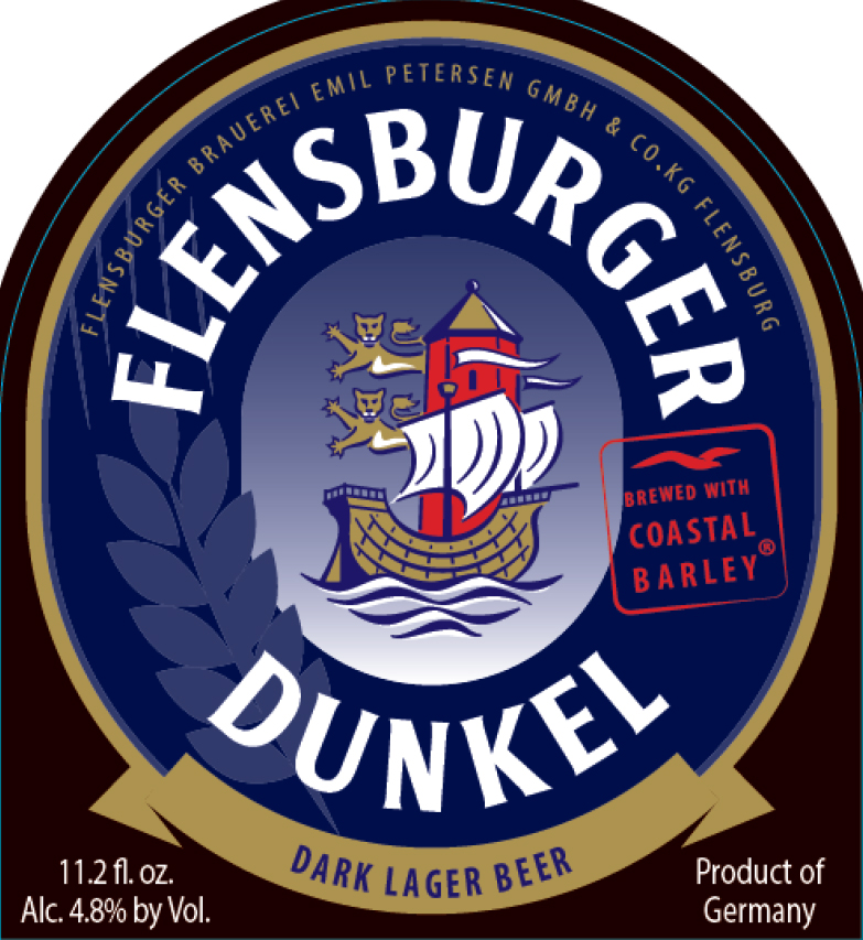 TABC label artwork for FLENSBURGER DUNKEL