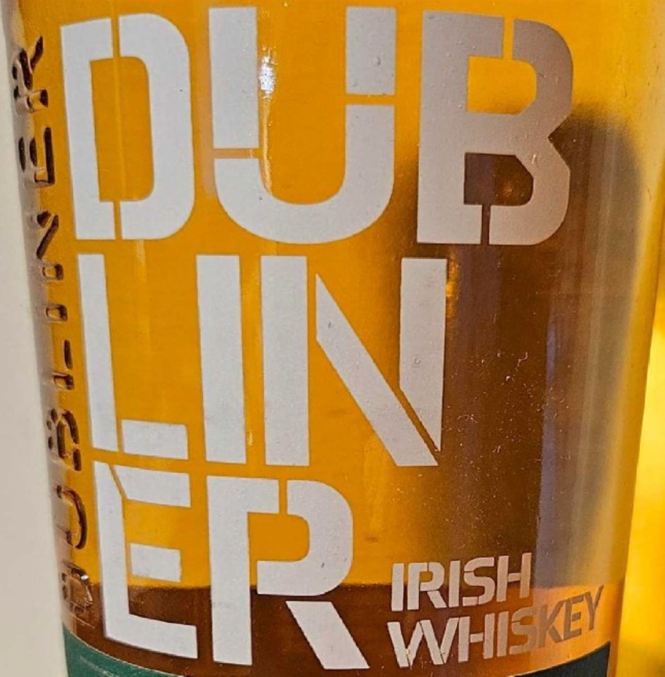 TABC label artwork for Doubliner Irish Whiskey