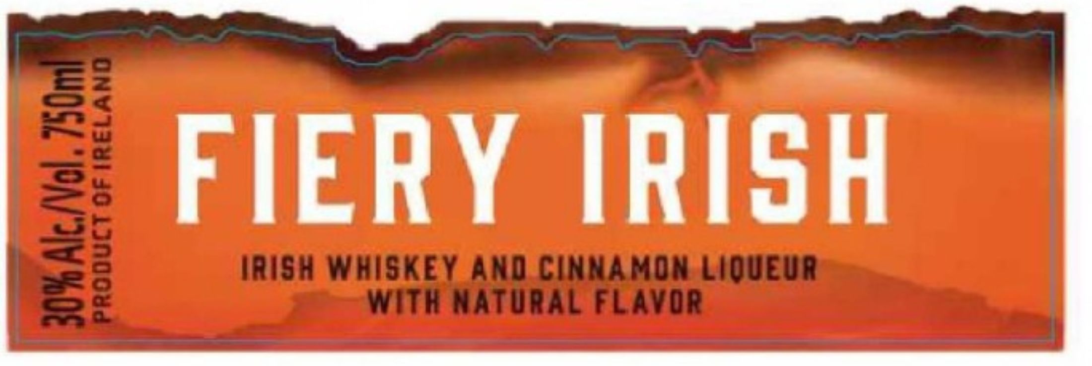 TABC label artwork for Dubliner Fiery Irish Whiskey