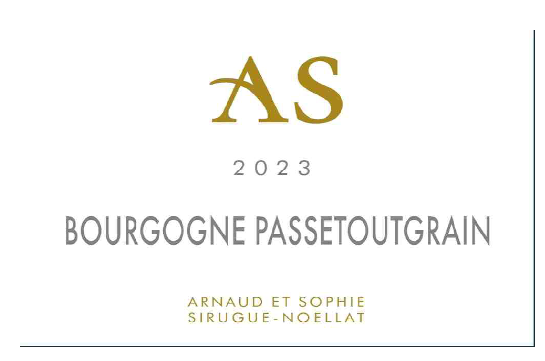 TABC label artwork for Arnaud et Sophie Bourgogne Passetoutgrain Rouge