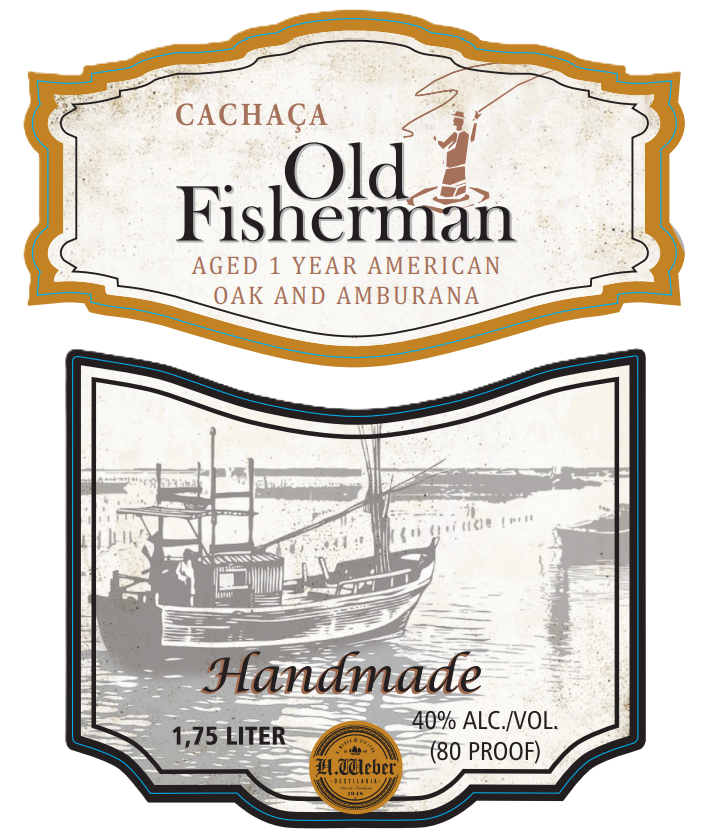 TABC label artwork for OLD FISHERMAN GOLD OAK AND AMBURANA
