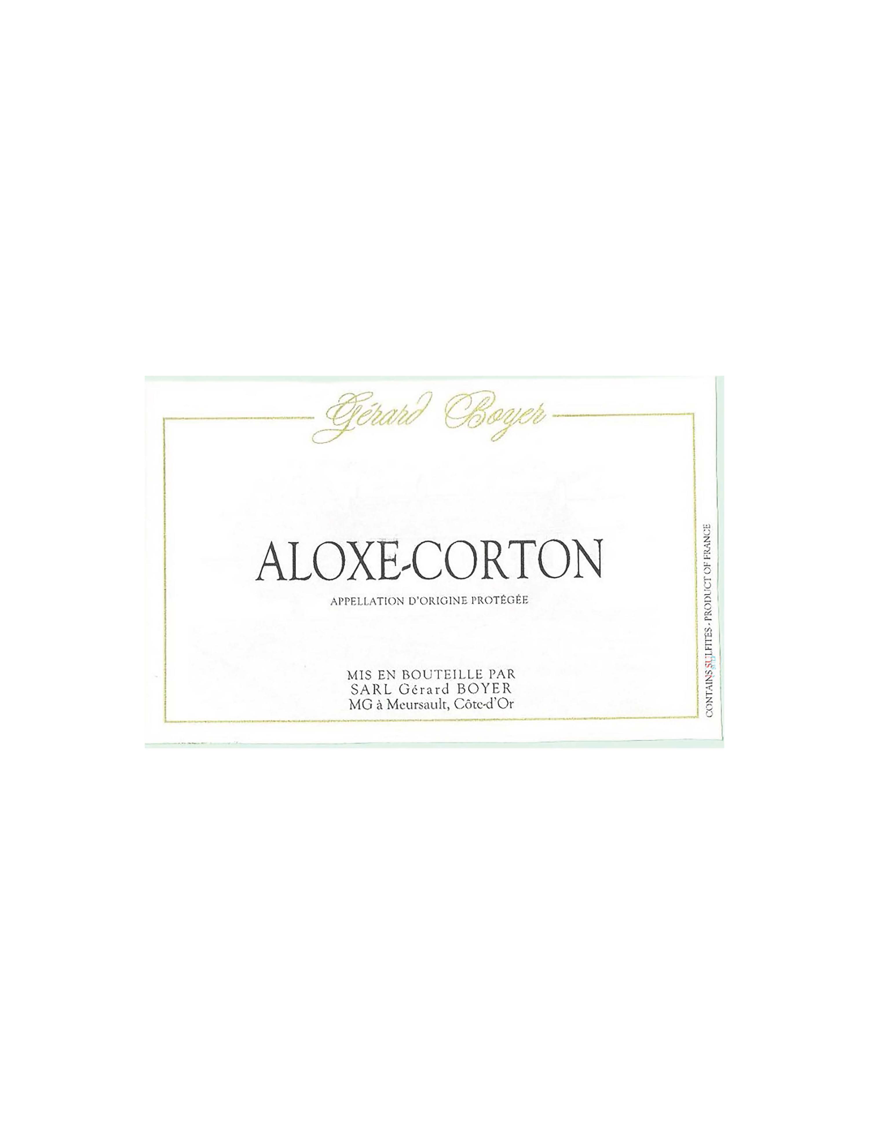 TABC label artwork for Gerard Boyer Aloxe Corton