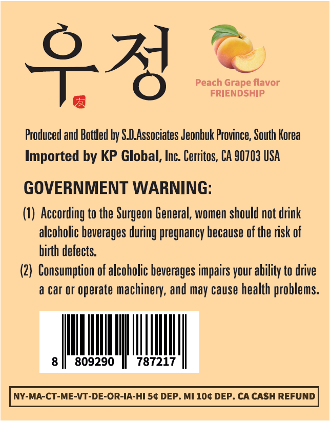 TABC label artwork for Friendship Peach