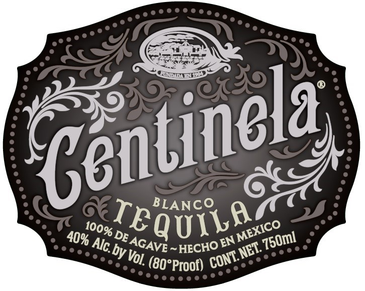 TABC label artwork for Centinela Tequila Blanco 100% Agave