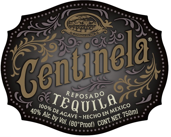 TABC label artwork for Centinela Tequila Reposado 100% Agave