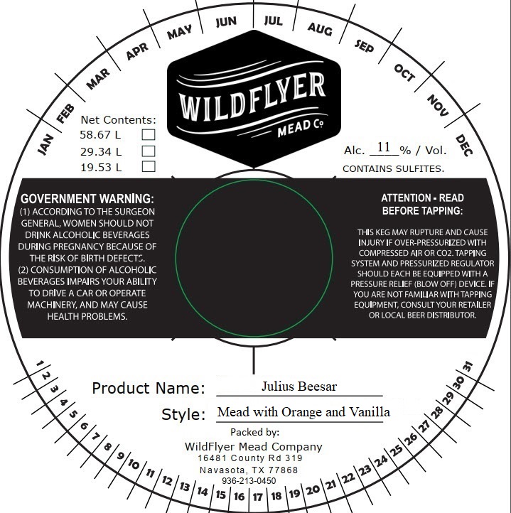 TABC label artwork for Julius Beesar