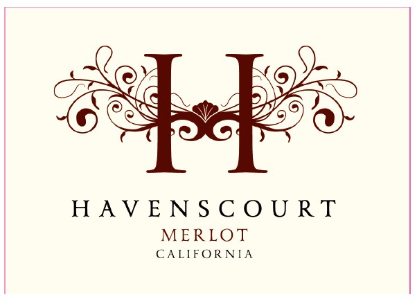 TABC label artwork for Havenscourt Merlot