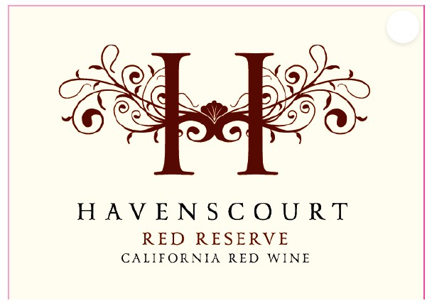 TABC label artwork for Havenscourt Reserve Red