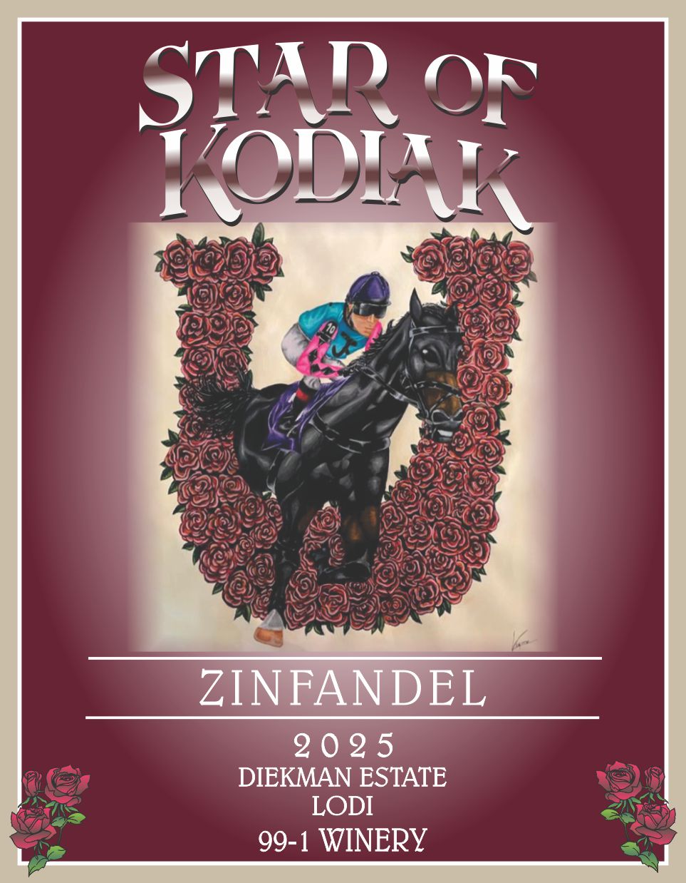 TABC label artwork for 99-1 Winery Star of Kodiak Zinfandel