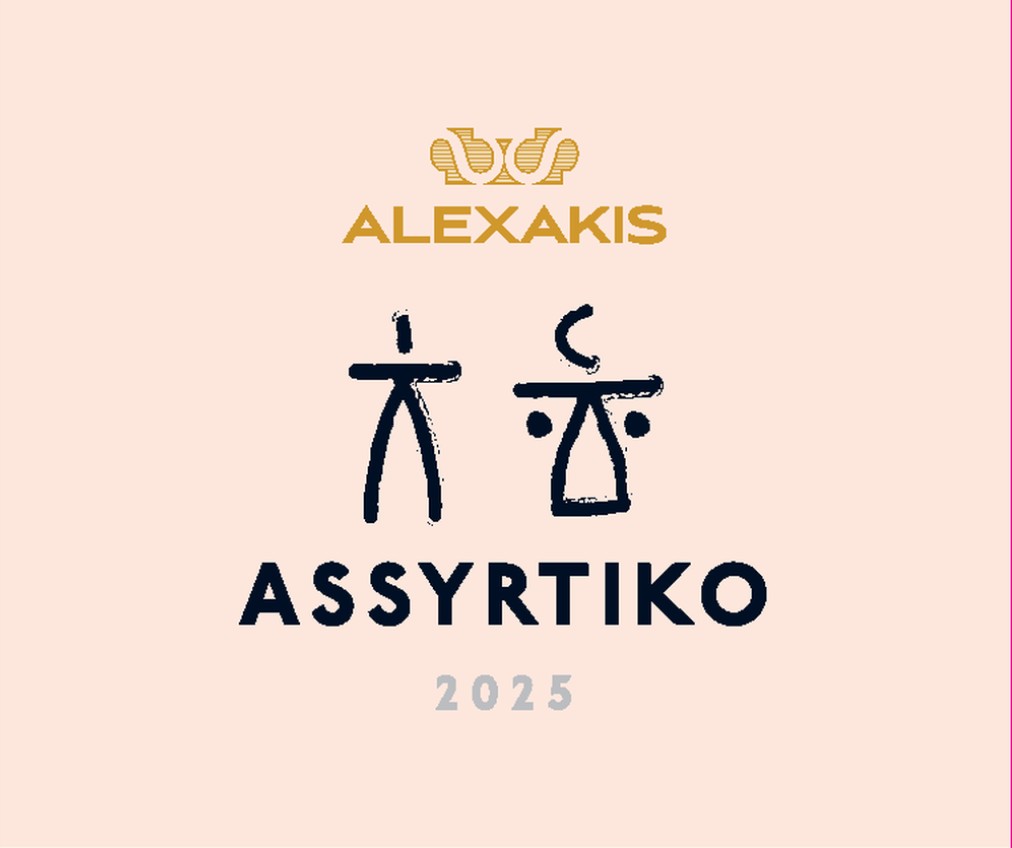 TABC label artwork for Alexakis Assyrtiko