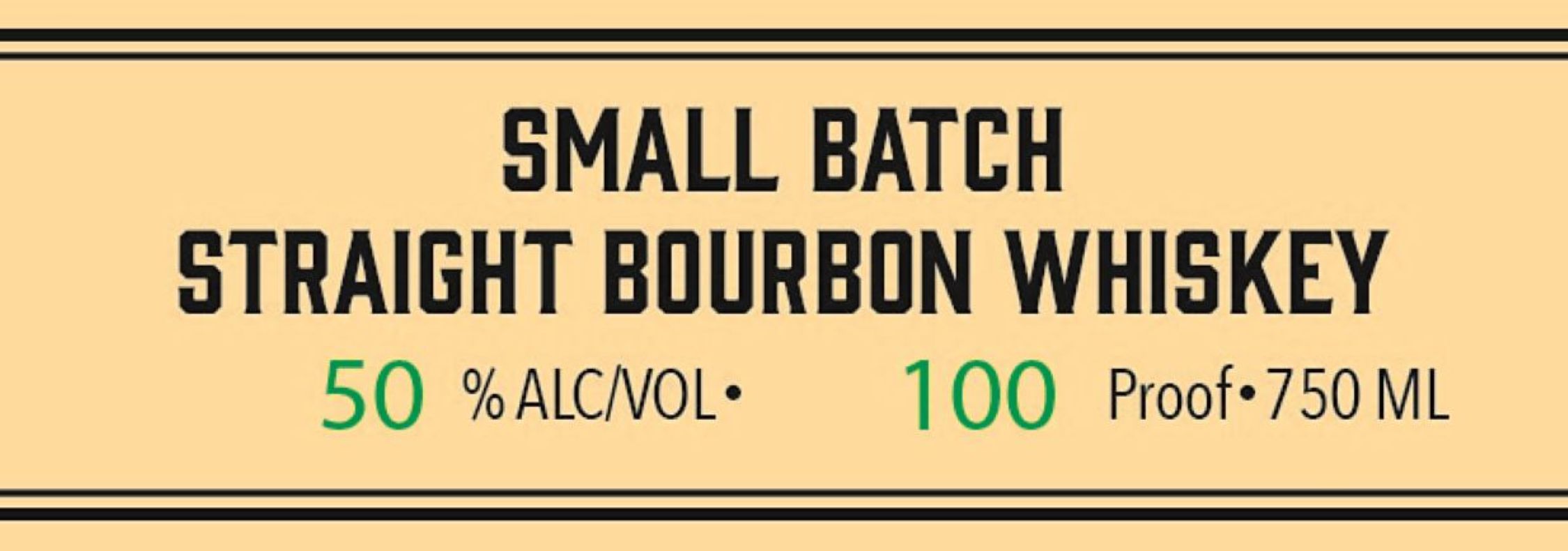 TABC label artwork for Belfour Small Batch Straight Bourbon Whiskey