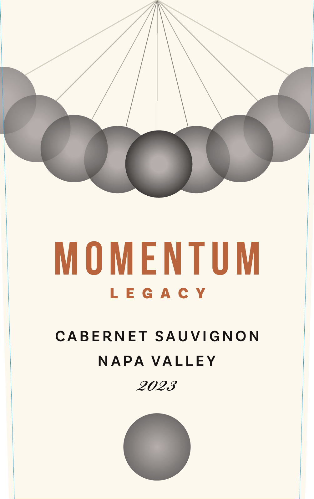 TABC label artwork for Momentum Cabernet Sauvignon