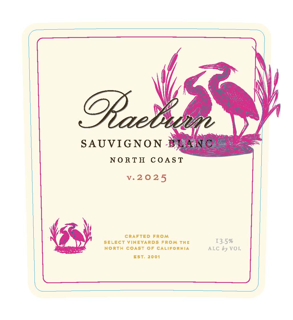 TABC label artwork for Raeburn North Coast Sauvignon Blanc