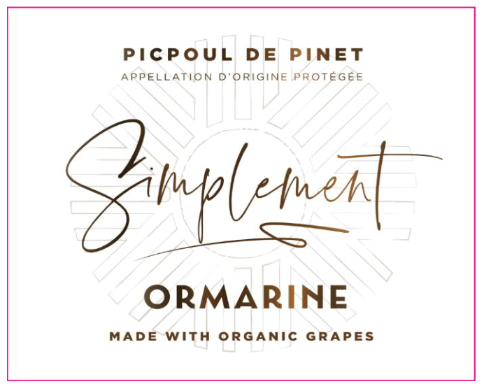 TABC label artwork for ORMARINE