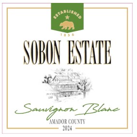 TABC label artwork for Sobon Estate Sauv Blanc Amador