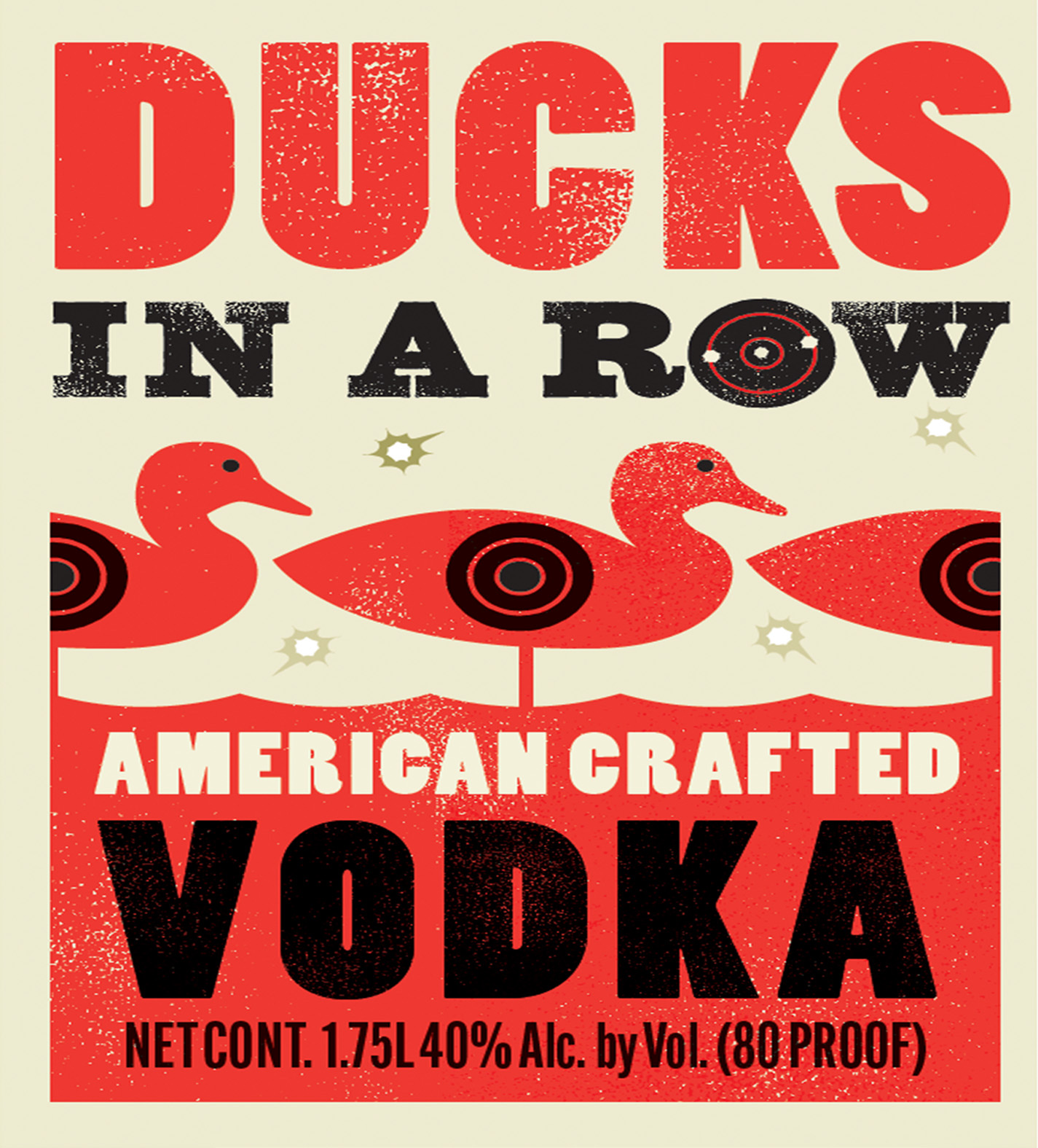 TABC label artwork for DUCKS IN A ROW