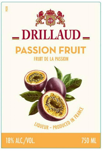 TABC label artwork for DRILLAUD PASSION FRUIT