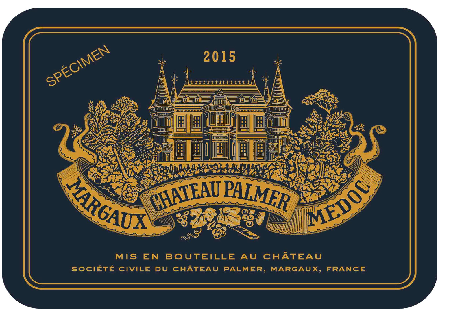 TABC label artwork for Chateau Palmer Margaux