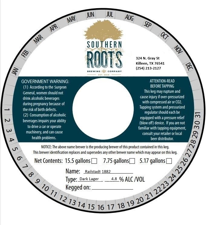 TABC label artwork for Railstadt 1882