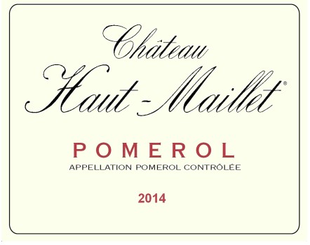TABC label artwork for Chateau Haut Maillet Pomerol