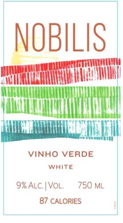 TABC label artwork for Nobilis Vinho Verde White Blend