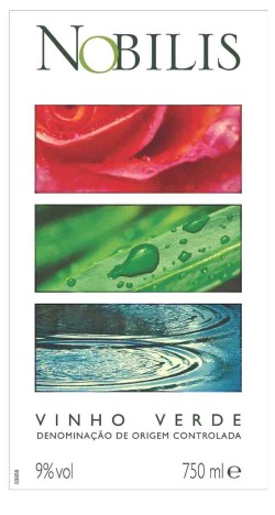 TABC label artwork for Nobilis Vinho Verde White Blend