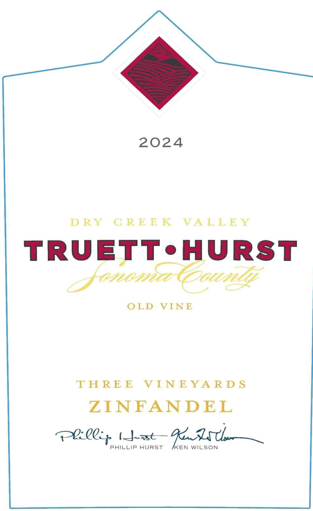 TABC label artwork for Truett Hurst ZinThree Vy Sonoma