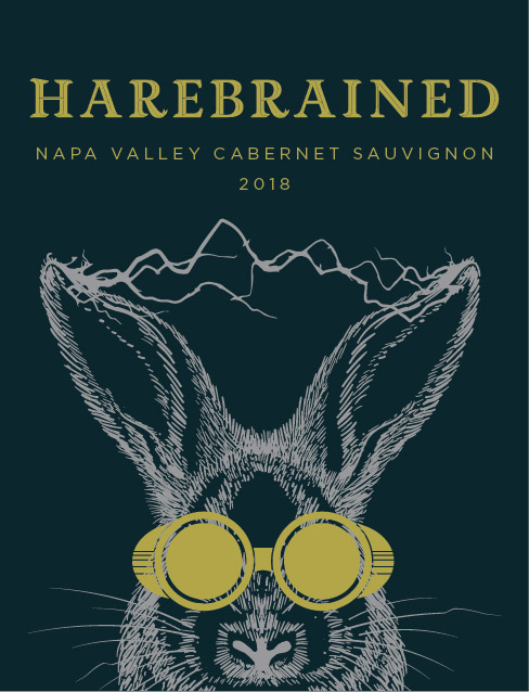 TABC label artwork for Harebrained Cabernet Sauvignon Napa Valley