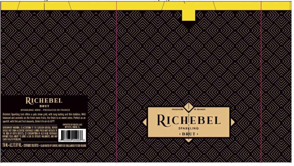TABC label artwork for Richebel Brut Sparkling