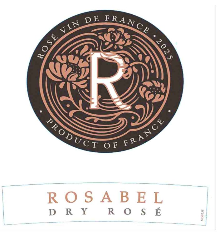 TABC label artwork for Rosabel Rose