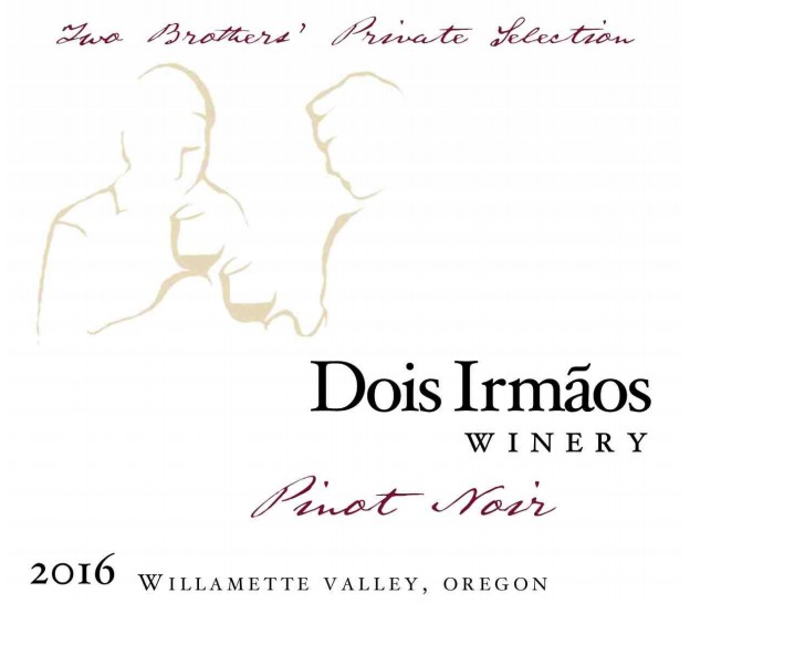 TABC label artwork for Dois Irmaos Winery Pinot Noir