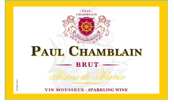 TABC label artwork for Paul Chamblain Brut