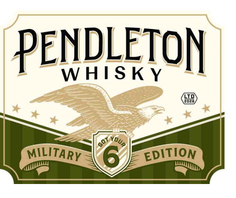TABC label artwork for Pendleton Whisky Military Edition 2026