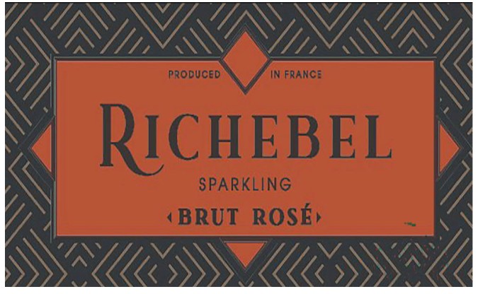TABC label artwork for Richebel Brut Sparkling Rose