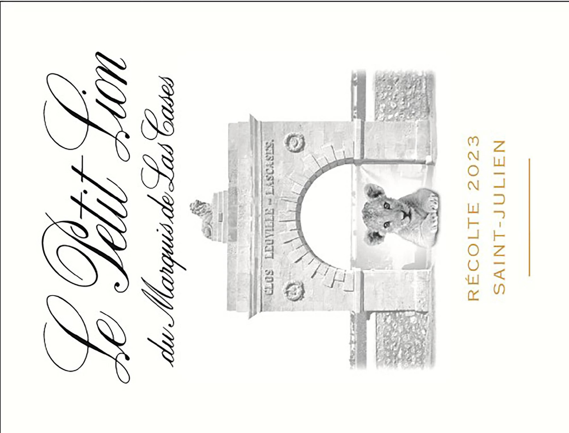 TABC label artwork for LE PETIT LION DU MARQUIS DE LAS CASES