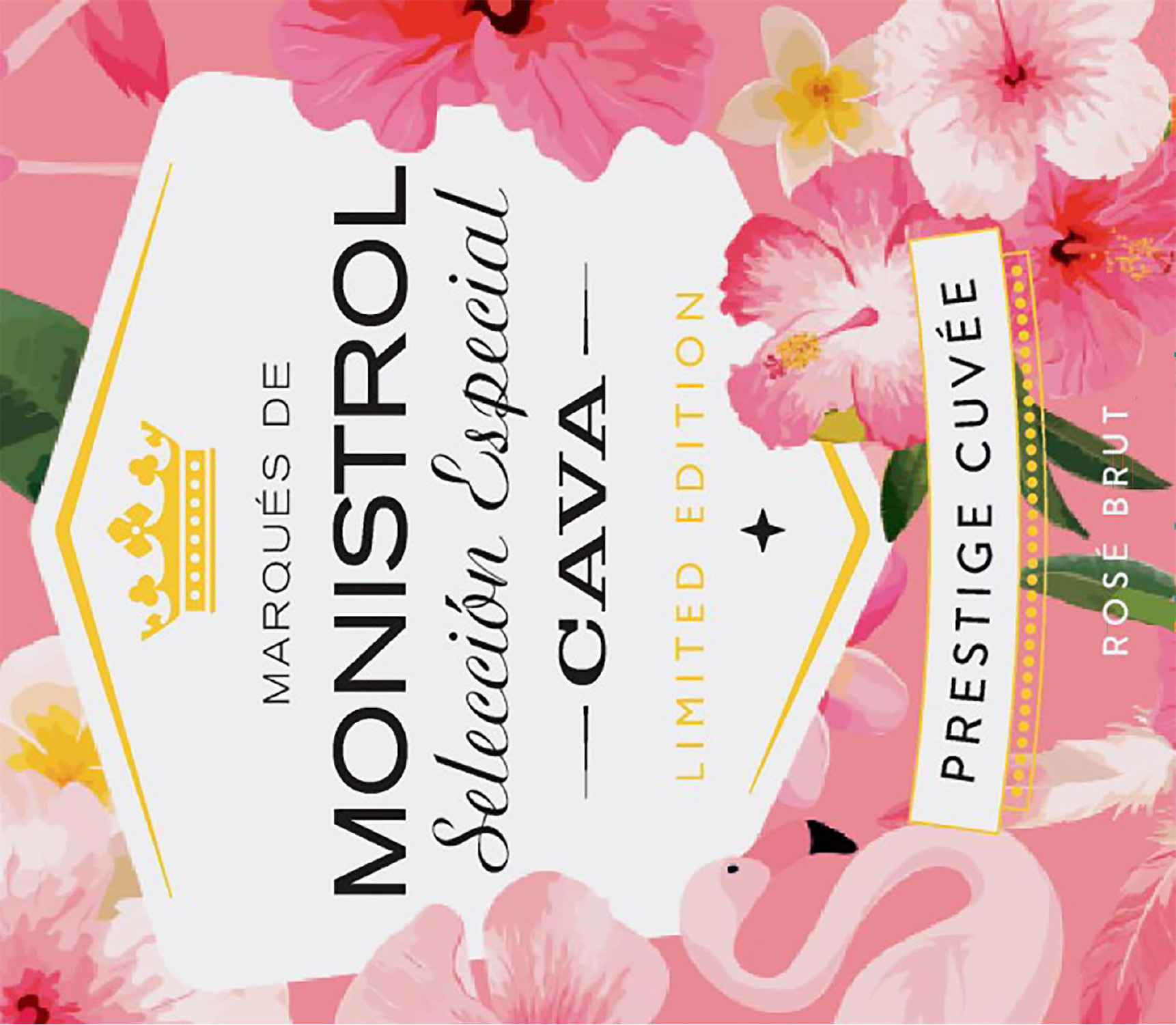 TABC label artwork for Marques De Monistrol Rose Cava