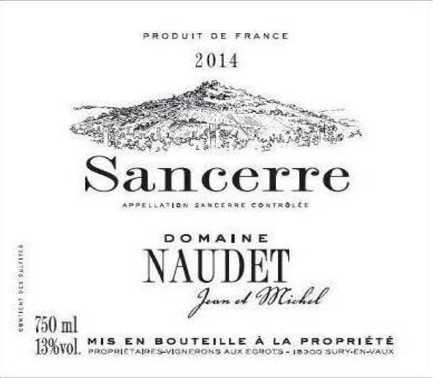 TABC label artwork for DOMAINE NAUDET SANCERRE