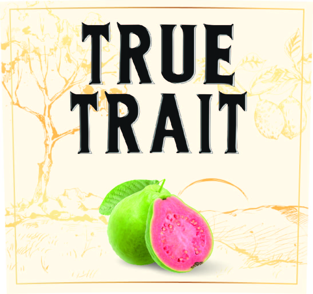 TABC label artwork for True Trait Guava Whiskey