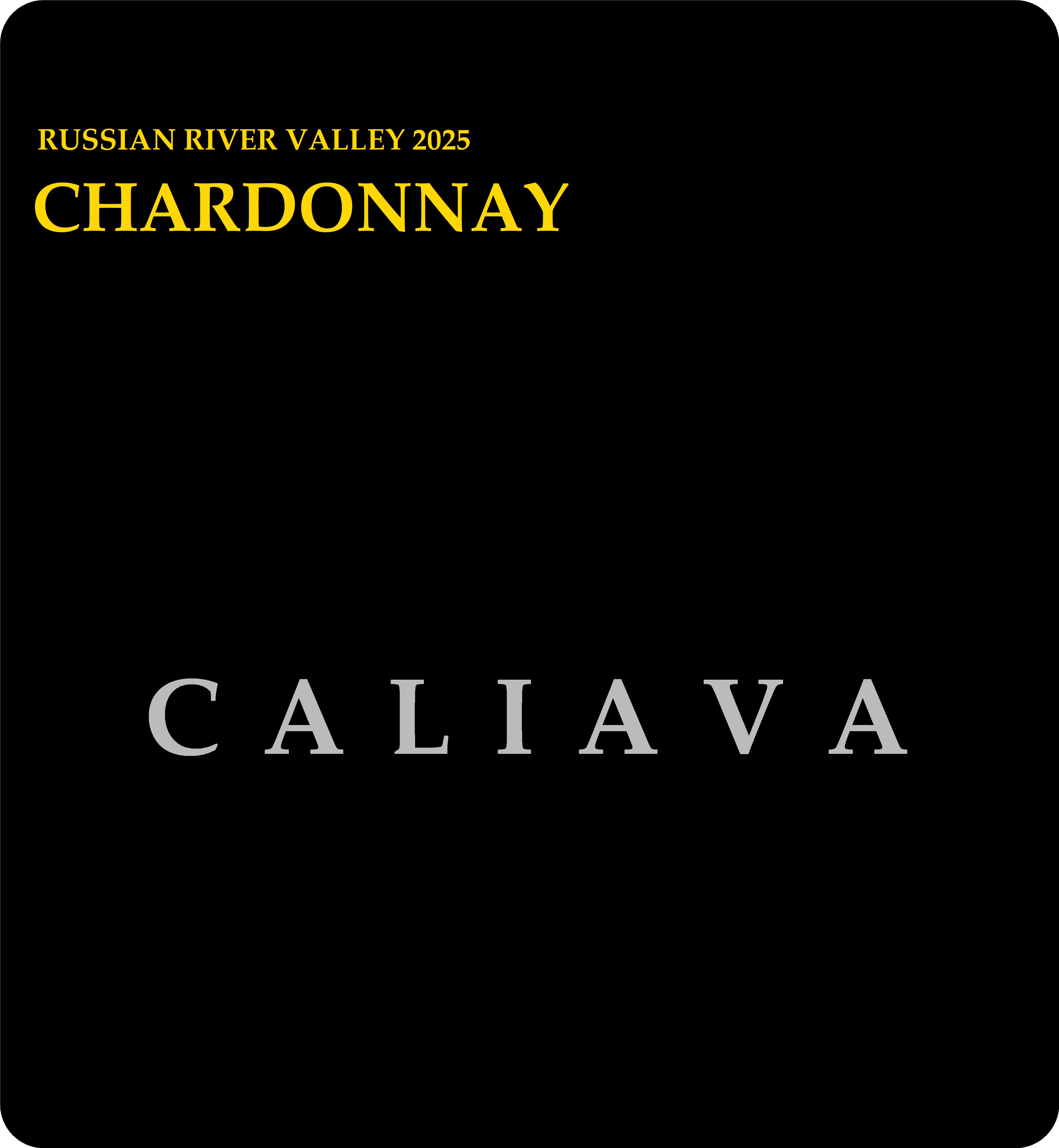 TABC label artwork for Caliava Chardonnay