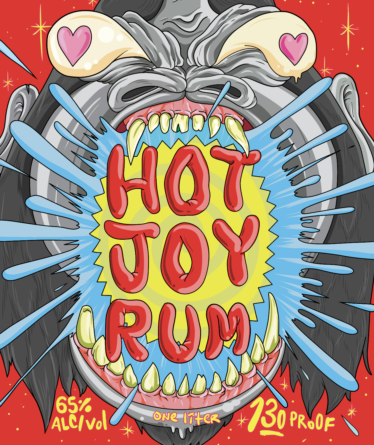 TABC label artwork for Hot Joy Rum