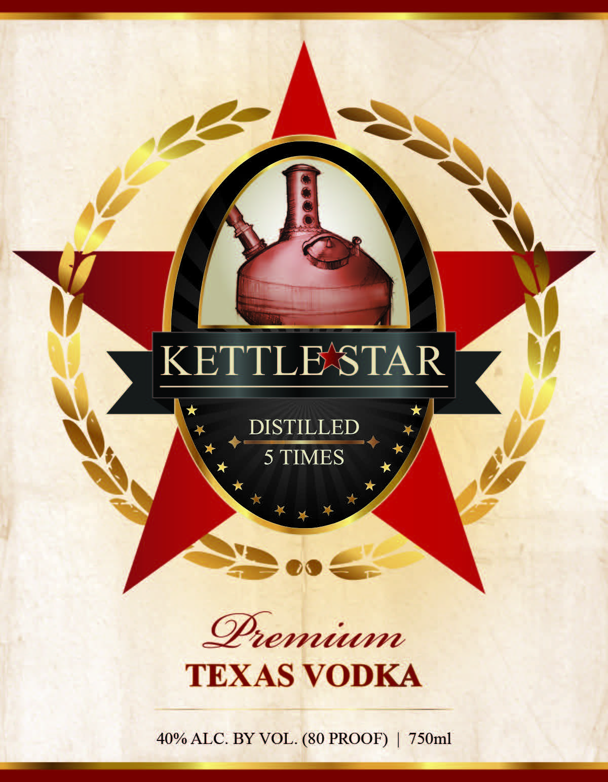 TABC label artwork for Kettle Star