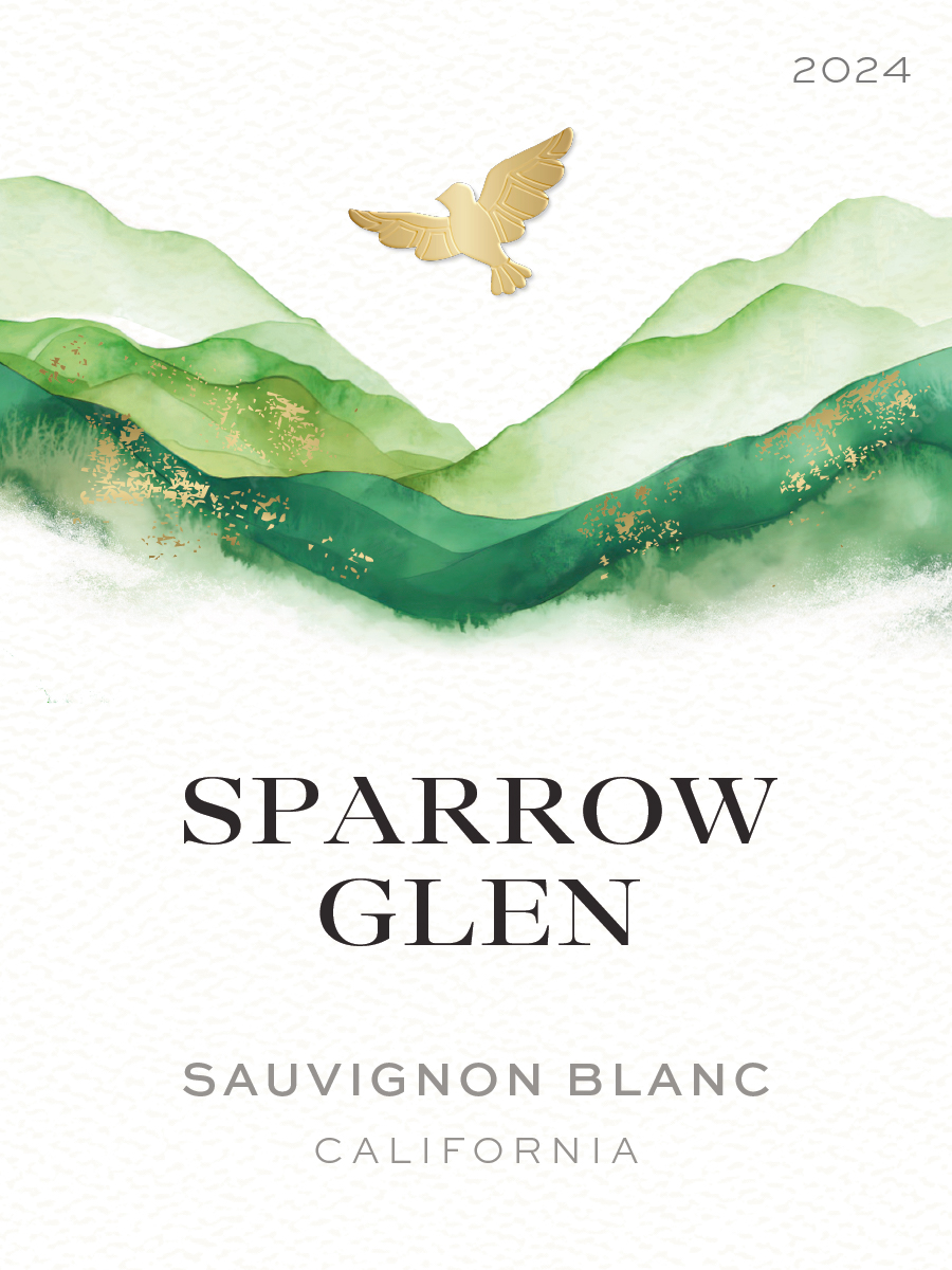 TABC label artwork for Sparrow Glen Sauvignon Blanc, California