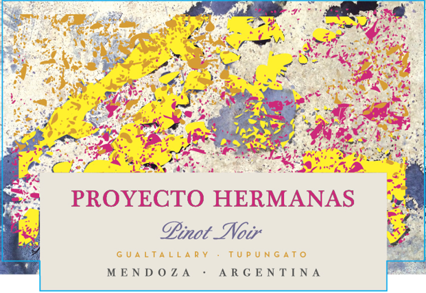 TABC label artwork for PROYECTO HERMANAS PINOT NOIR