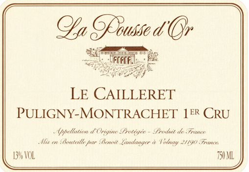 TABC label artwork for LA POUSSE D'OR LE CAILLERET
