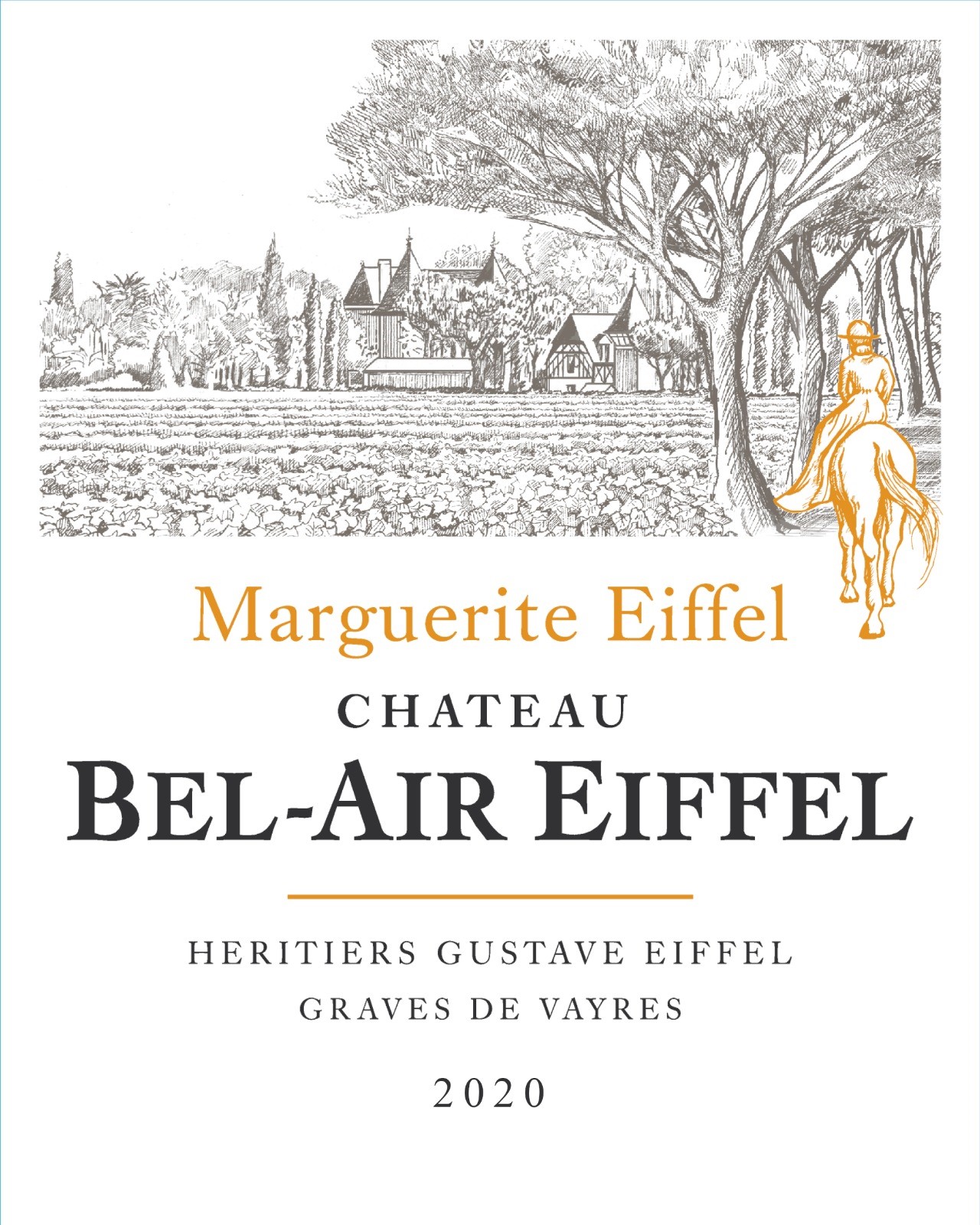 TABC label artwork for Chateau Bel-Air Eiffel