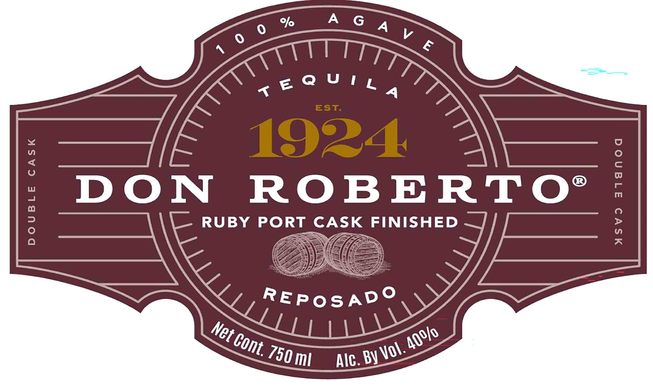 TABC label artwork for Don Roberto Ruby Port Cask Finish Tequila