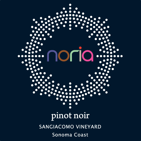 TABC label artwork for Noria Pinot Noir